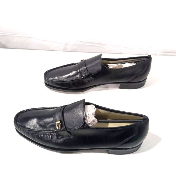Florsheim Black Leather Slip-On Loafers main image 6